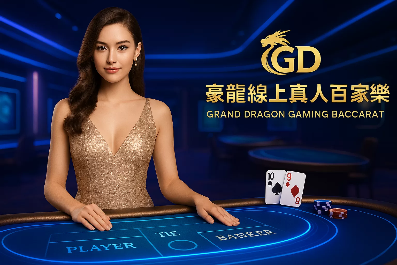 百樂網-GD 豪龍線上真人百家樂 (Grand Dragon Gaming Baccarat)