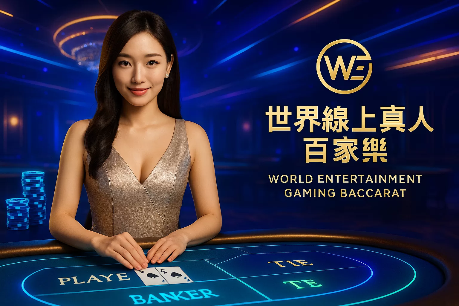 百樂網-WE 世界線上真人百家樂 (World Entertainment Gaming Baccarat)
