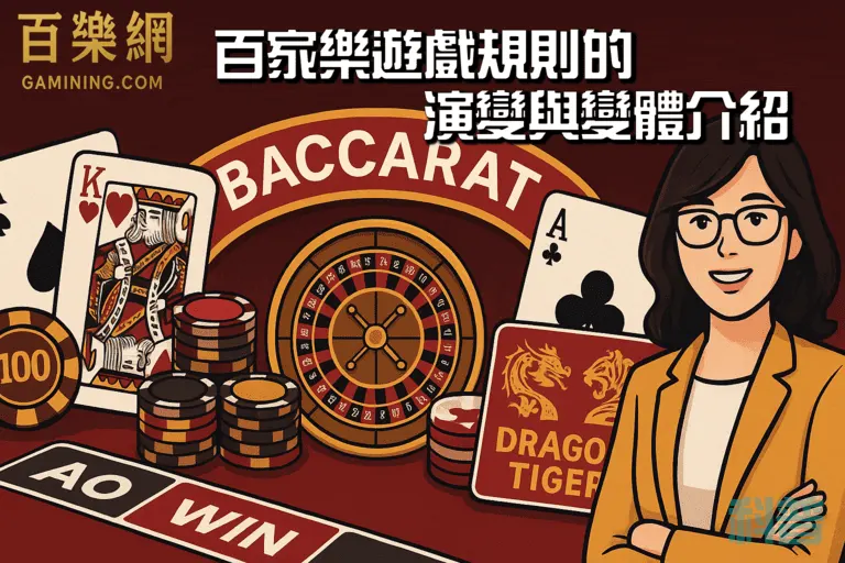 百樂網-百家樂遊戲規則的演變與變體介紹-百家樂科普-gamining.com